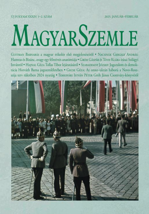 Új folyam XXXIV. 1-2. szám