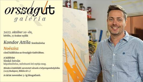 Kondor Attila festőművész Noészisz című kiállítása