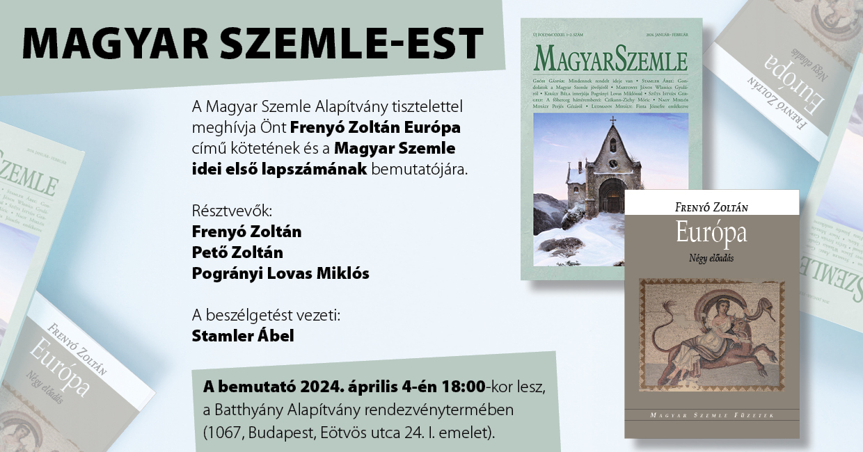 Magyar Szemle-est
